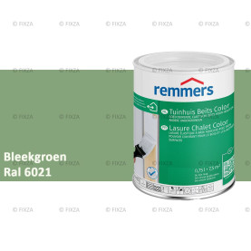 Tuinhuis beits Color RAL 6021 Bleekgroen voor Hout, Metaal en Kunststof
