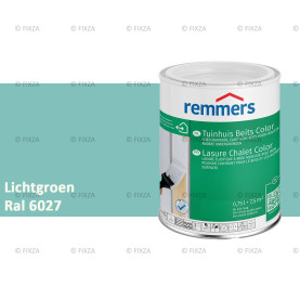 Tuinhuis beits Color RAL 6027 Lichtgroen, voor Hout, Metaal en Kunststof