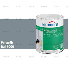 Tuinhuis beits Color RAL 7000 Pelsgrijs, voor Hout, Metaal en Kunststof