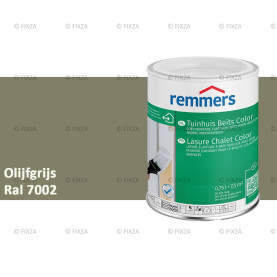 Tuinhuis beits Color RAL 7002 Olijfgrijs, voor Hout, Metaal en Kunststof