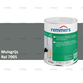 Tuinhuis beits Color RAL 7005 Muisgrijs, voor Hout, Metaal en Kunststof