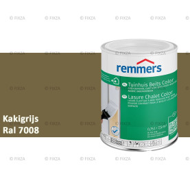 Tuinhuis beits Color RAL 7008 Kakigrijs, voor Hout, Metaal en Kunststof