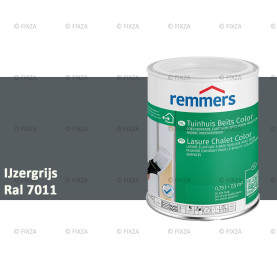 Tuinhuis beits Color RAL 7011 IJzergrijs, voor Hout, Metaal en Kunststof