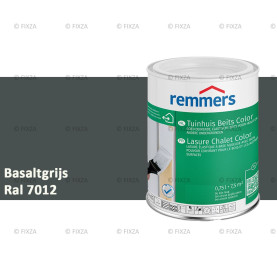 Tuinhuis beits Color RAL 7012 Basaltgrijs, voor Hout, Metaal en Kunststof
