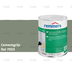 Tuinhuis beits Color RAL 7033 Cementgrijs, voor Hout, Metaal en Kunststof
