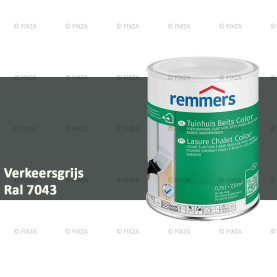 Tuinhuis beits Color RAL 7043 Verkeersgrijs B, voor Hout, Metaal en Kunststof