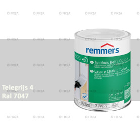 Tuinhuis beits Color RAL 7047 Telegrijs 4, voor Hout, Metaal en Kunststof