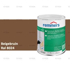 Tuinhuis beits Color RAL 8024 Beigebruin, voor Hout, Metaal en Kunststof