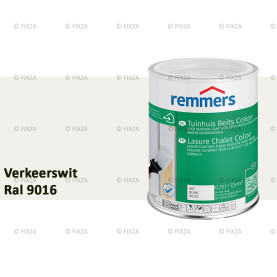 Tuinhuis beits Color RAL 9016 Verkeerswit, voor Hout, Metaal en Kunststof