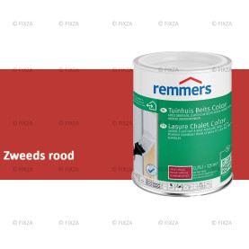 Tuinhuis beits Color Zweeds Rood, voor Hout, Metaal en Kunststof