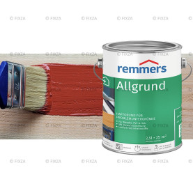 Universele Primer roodbruin, hechtprimer voor metaal, harde kunststof( PVC) en hout, beschermt tegen corrosie en werkt isolerend tegen houtinhoudstoffen