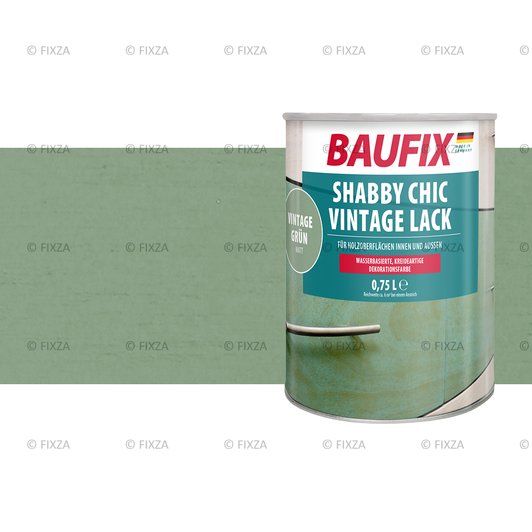 BAUFIX Shabby Chic Vintage lak oud groen 0,75 Liter bestellen -Fixza