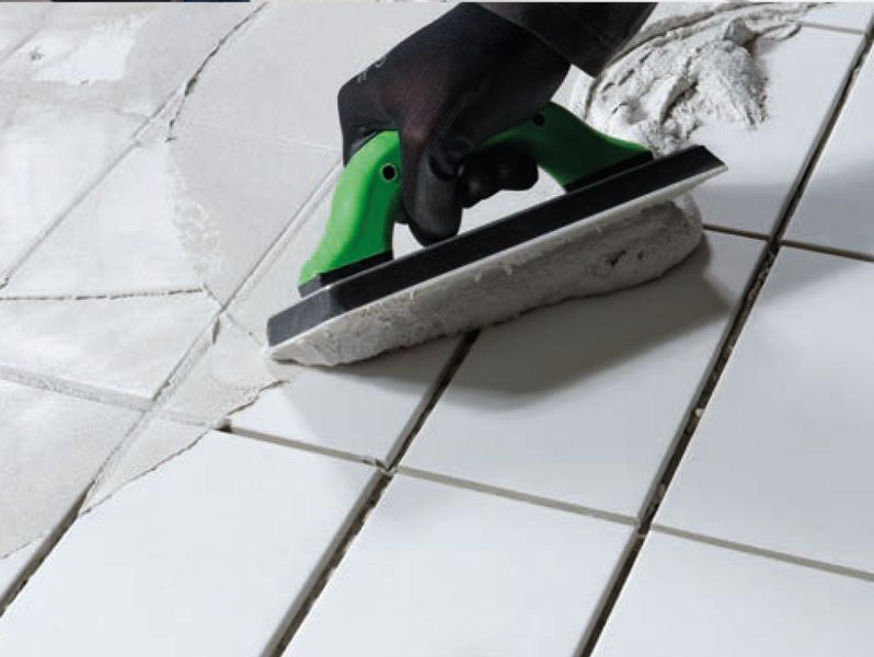 tegels voegen na lijmen